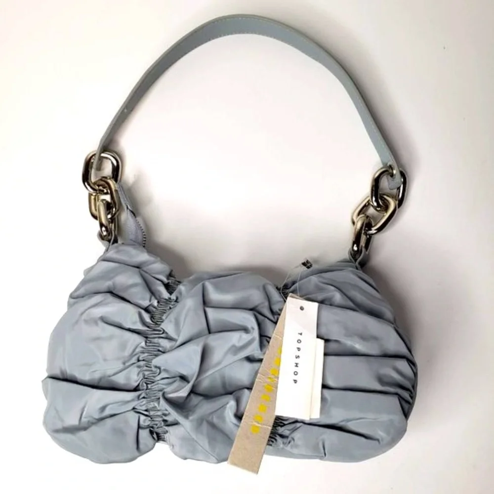 NWT Topshop Ruched Slouchy Small Shoulder‎ Hobo Purse